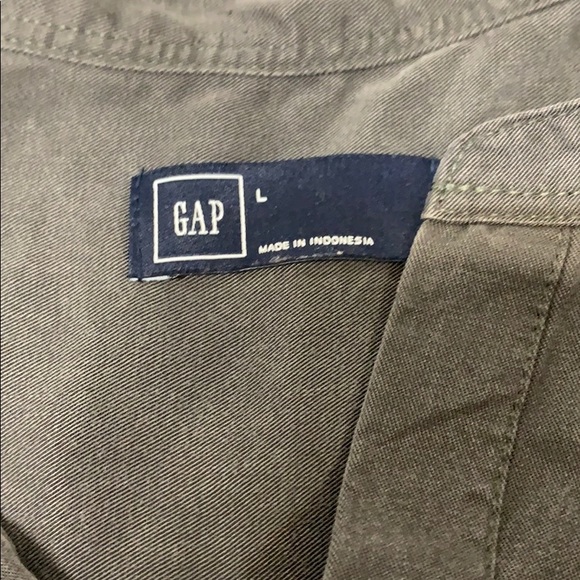 🛍GAP Hi/Low Grey Blouse - Picture 5 of 7
